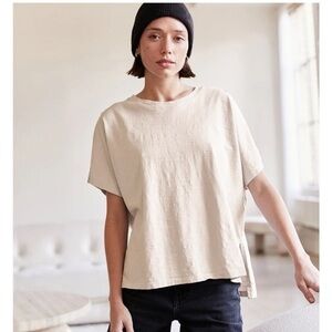 It is well LA, Boxy tee, pinkish lavender, Medium, brand new!